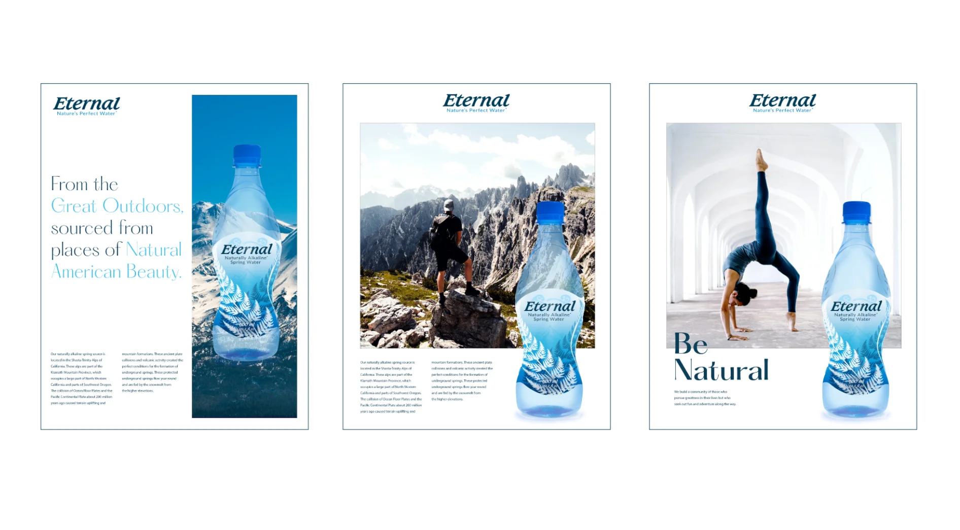 eternal water posters mockup